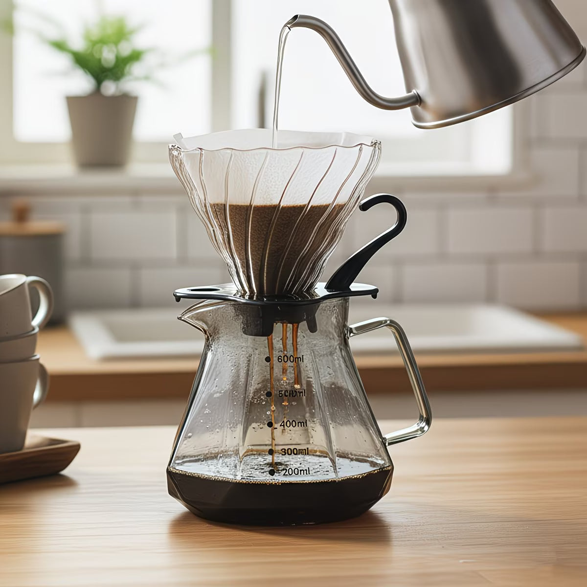 KIT POUR OVER - DRIPPER DE CAFÉ + DECANTER