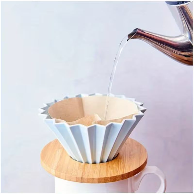 DRIPPER DE CAFÉ CERÁMICO TIPO ORIGAMI