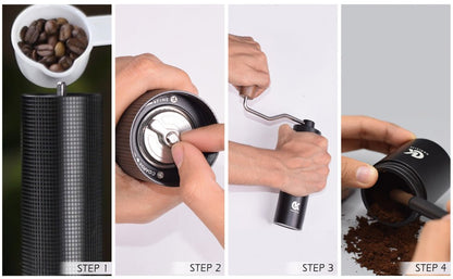 MOLINO DE ALUMINIO CON MUELAS DE ACERO - Rafain_Coffee