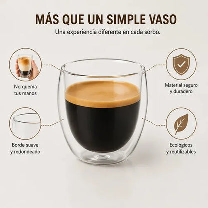 TAZAS DOBLE PARED 80ML
